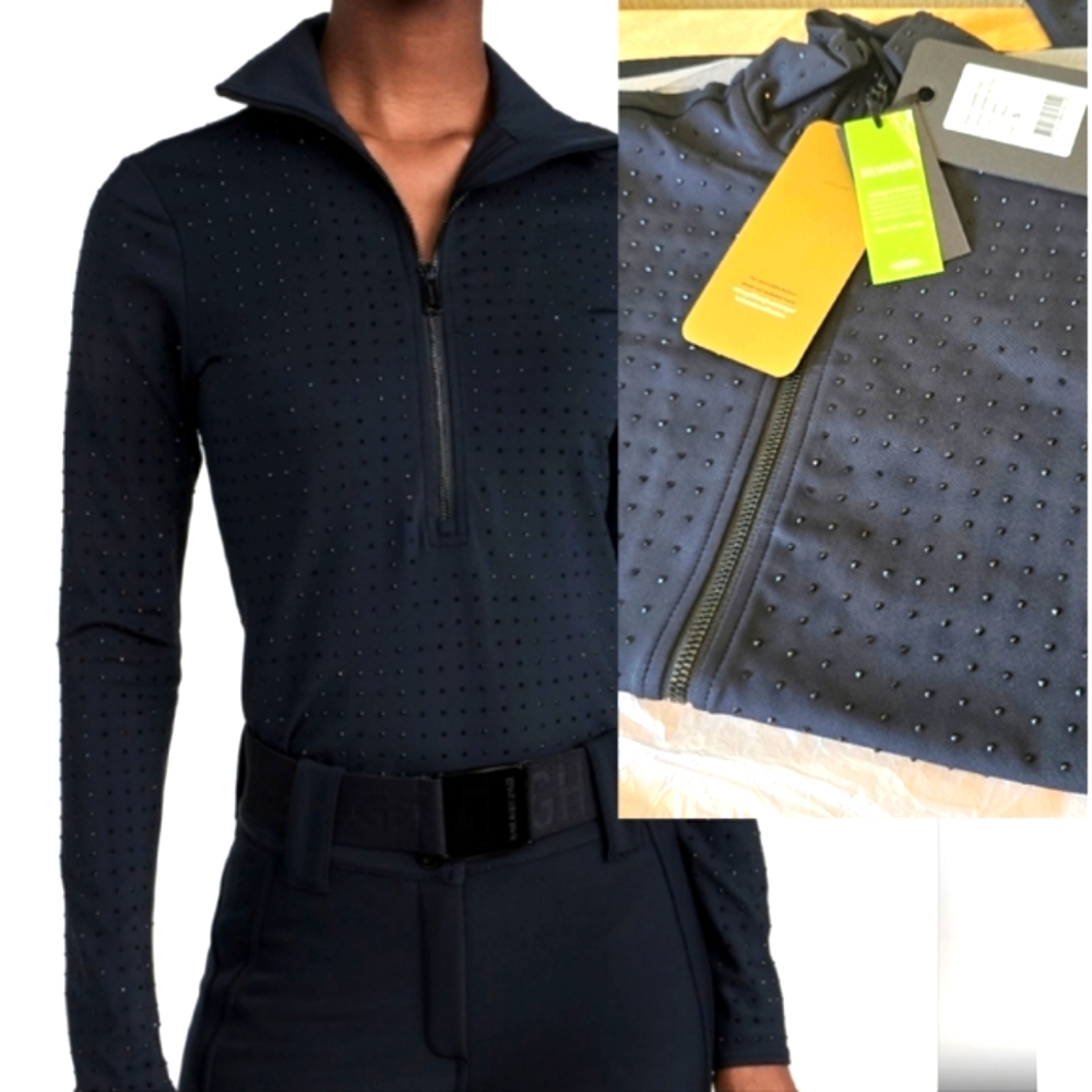 Goldbergh Spark Embellished Ski Pully Turtleneck Goldbergh Rhinestone base layer